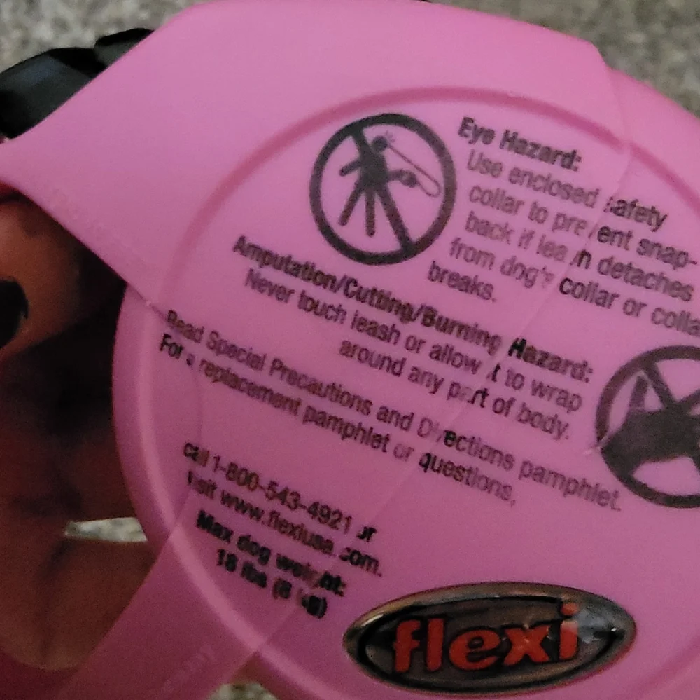 Flexi Pink Retractable Leash